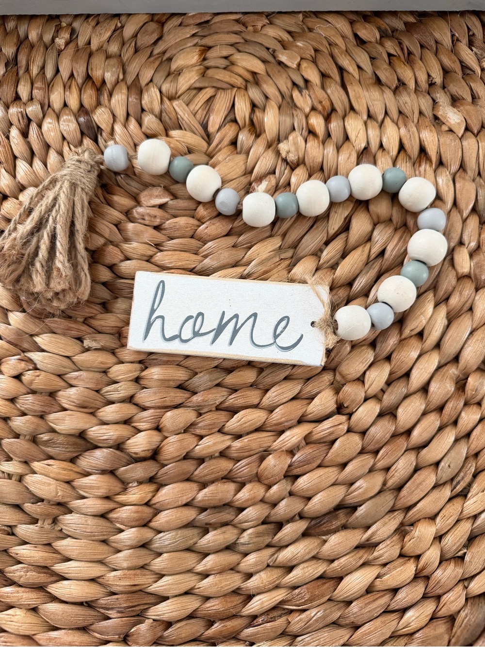 Farmhouse beaded garland